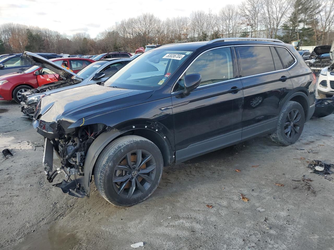 2022 VOLKSWAGEN TIGUAN SE VIN:3VV2B7AX7NM011039