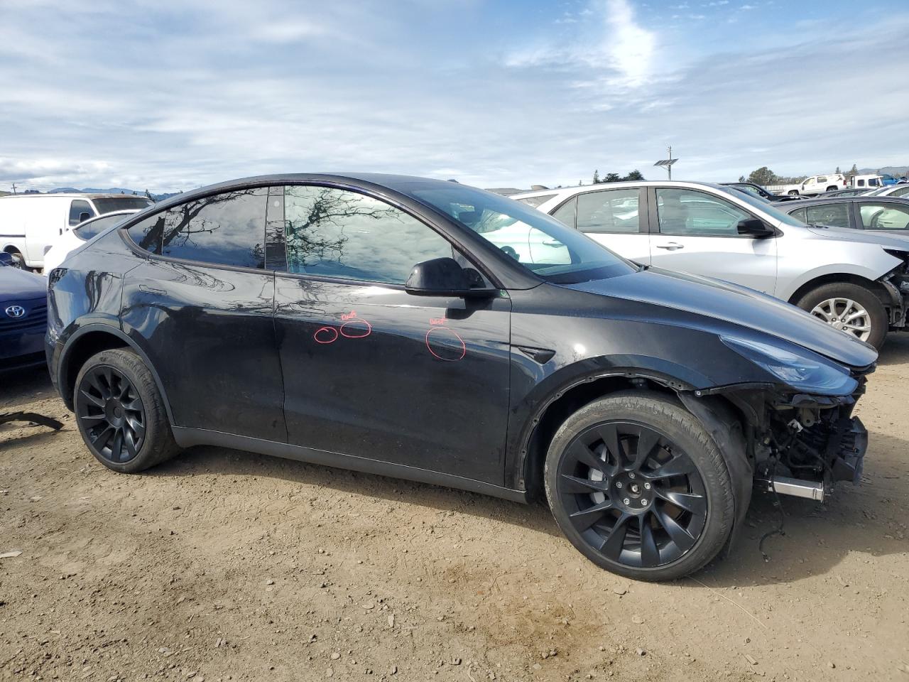 2022 TESLA MODEL Y  VIN:7SAYGDEE2NF575433
