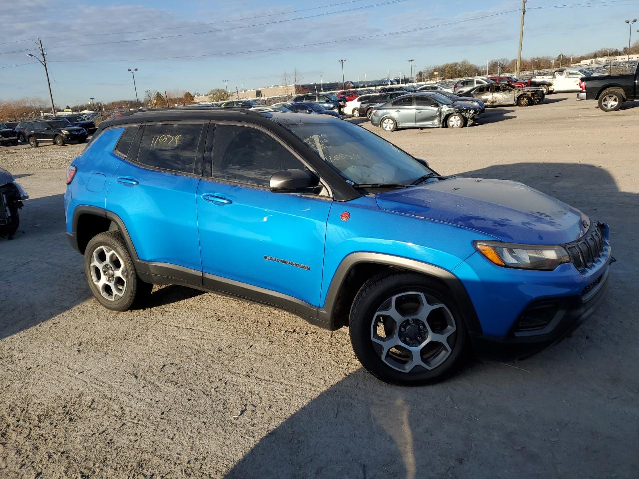 2022 JEEP COMPASS TRAILHAWK VIN:3C4NJDDB1NT116534