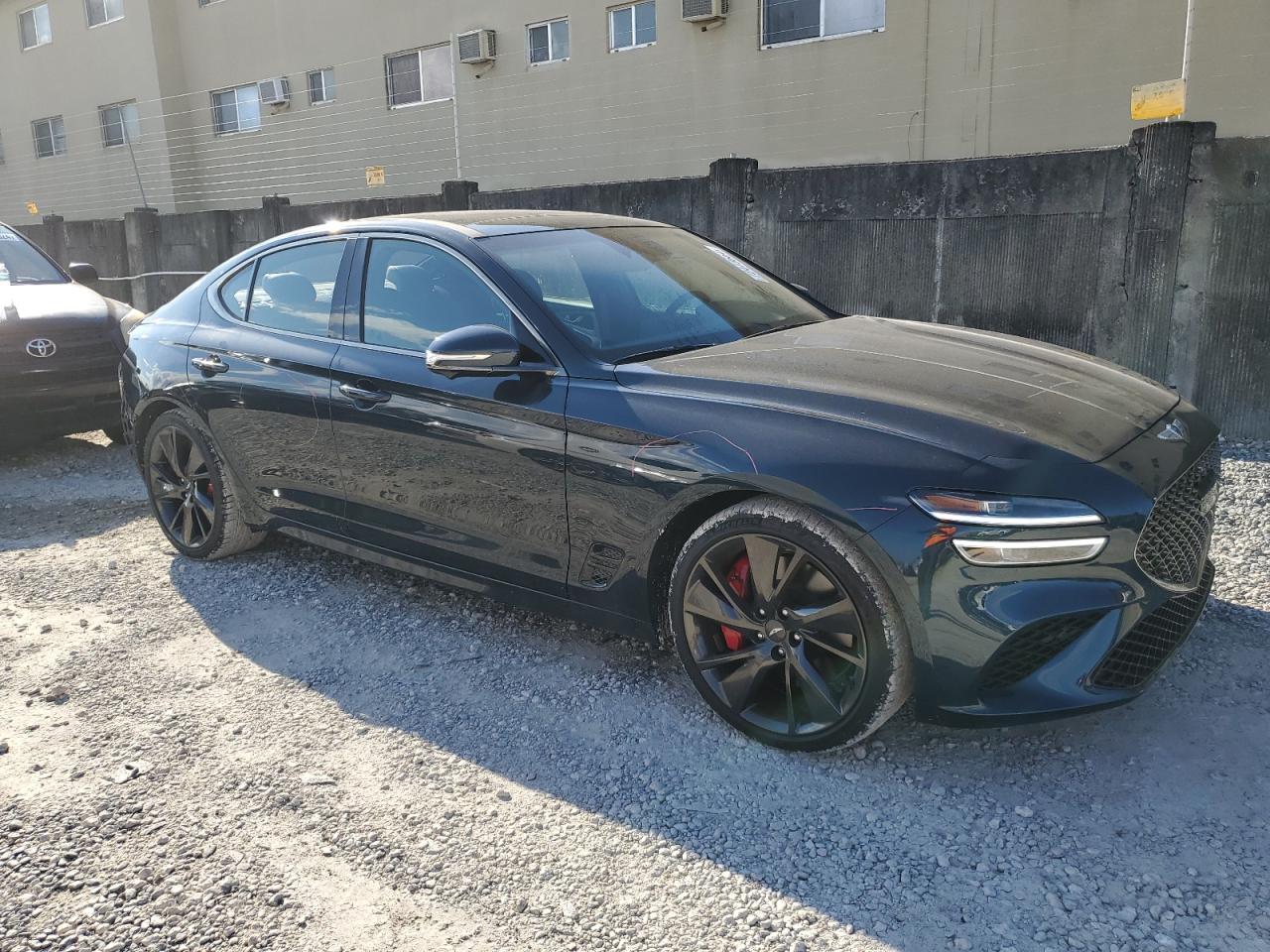 2022 GENESIS G70 BASE VIN:KMTG54TE7NU101004