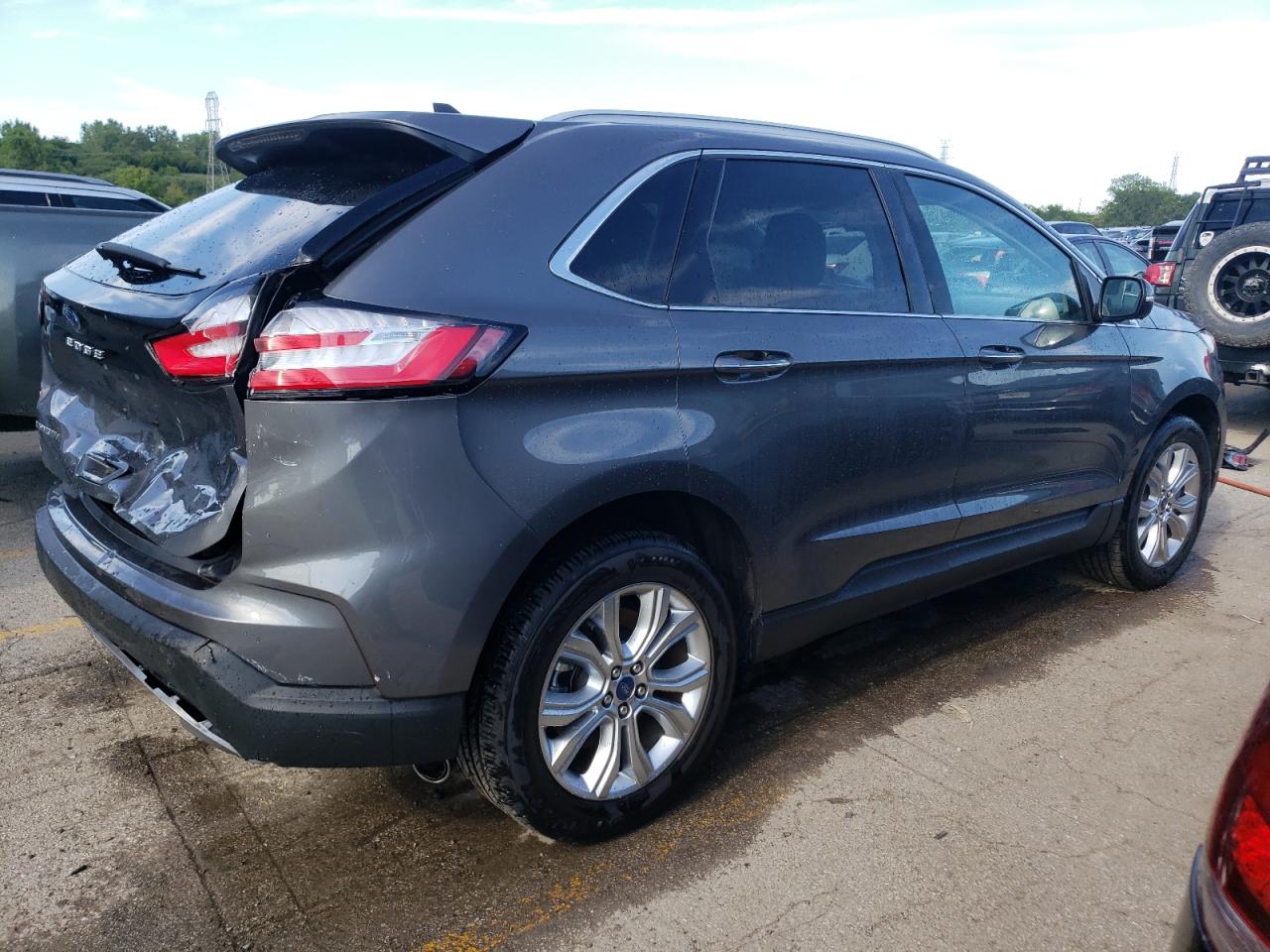 2022 FORD EDGE TITANIUM VIN:2FMPK4K91NBB17728