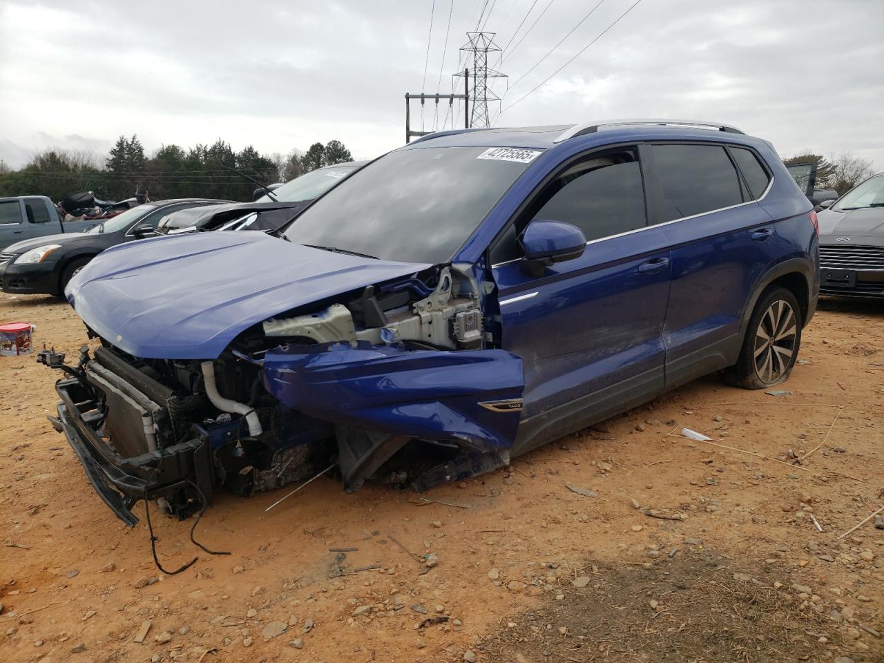 2022 VOLKSWAGEN TAOS SE IQ DRIVE VIN:3VVLX7B22NM076986