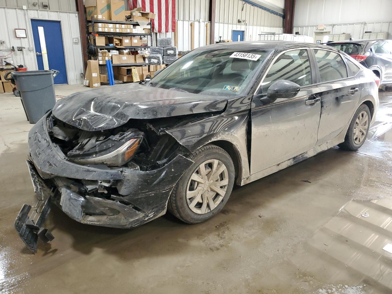 2022 HONDA CIVIC LX VIN:2HGFE2F21NH508370