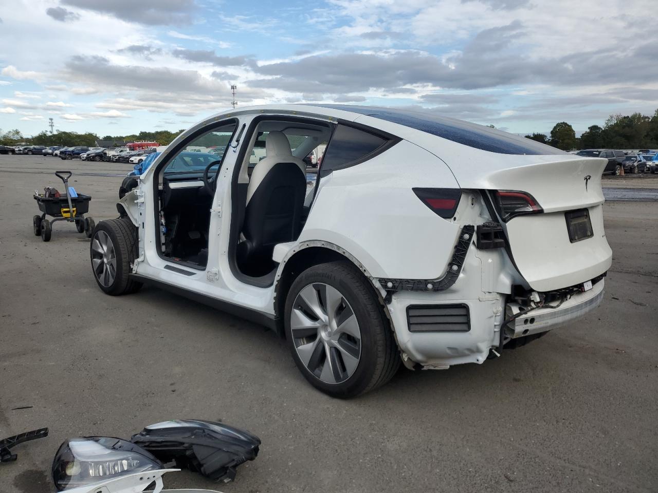 2022 TESLA MODEL Y  VIN:7SAYGDEE3NF564117