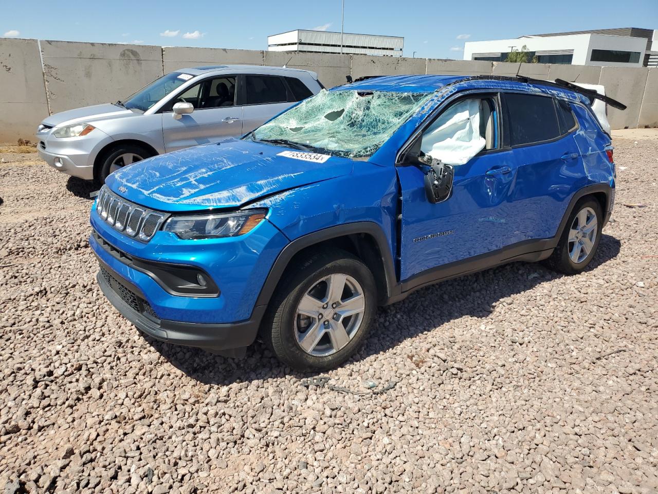 2022 JEEP COMPASS LATITUDE VIN:3C4NJCBBXNT214457