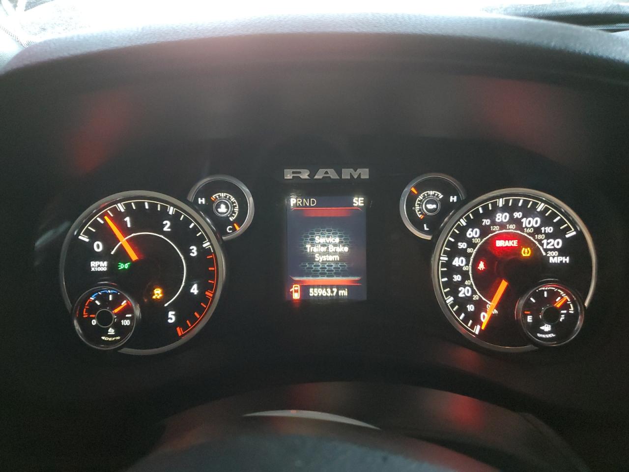2023 RAM 2500 BIG HORN VIN:3C6UR5DL0PG613323