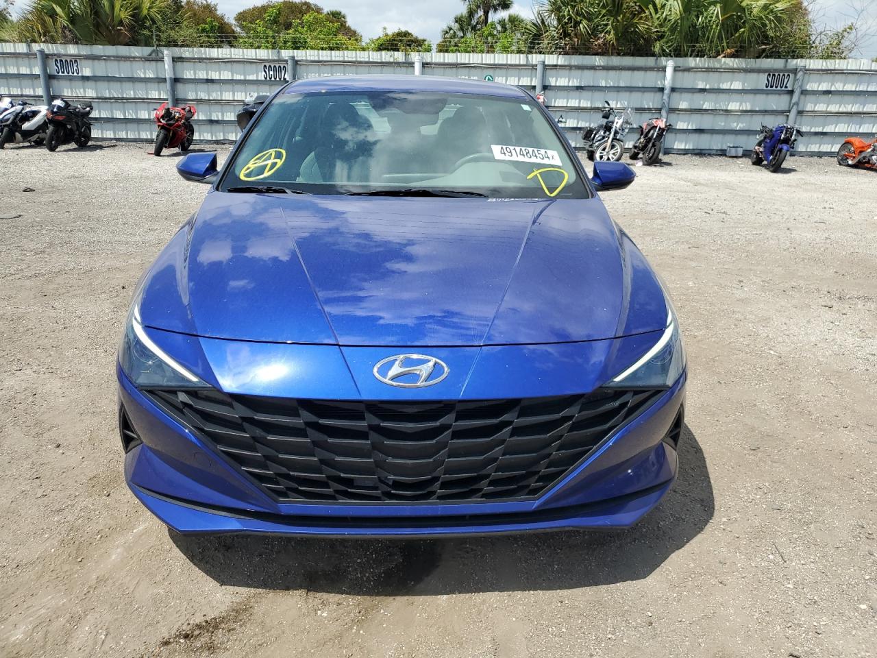 2022 HYUNDAI ELANTRA SEL VIN:KMHLM4AGXNU284415