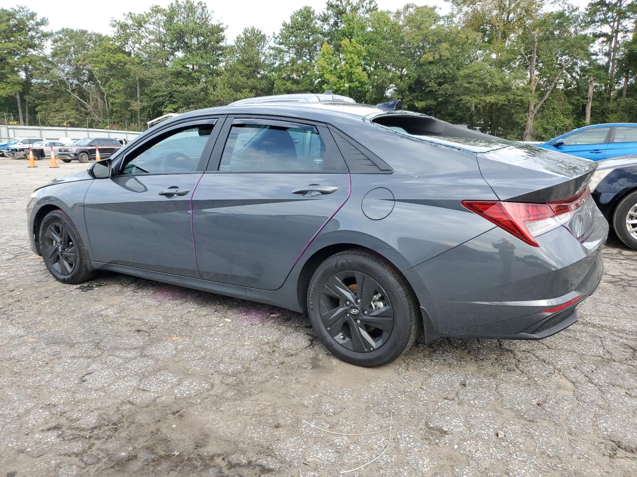 2023 HYUNDAI ELANTRA BLUE VIN:KMHLM4AJ6PU081813