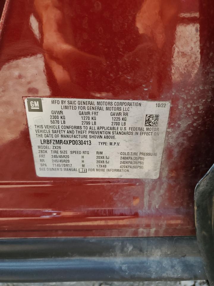 2023 BUICK ENVISION PREFERRED VIN:LRBFZMR4XPD030413