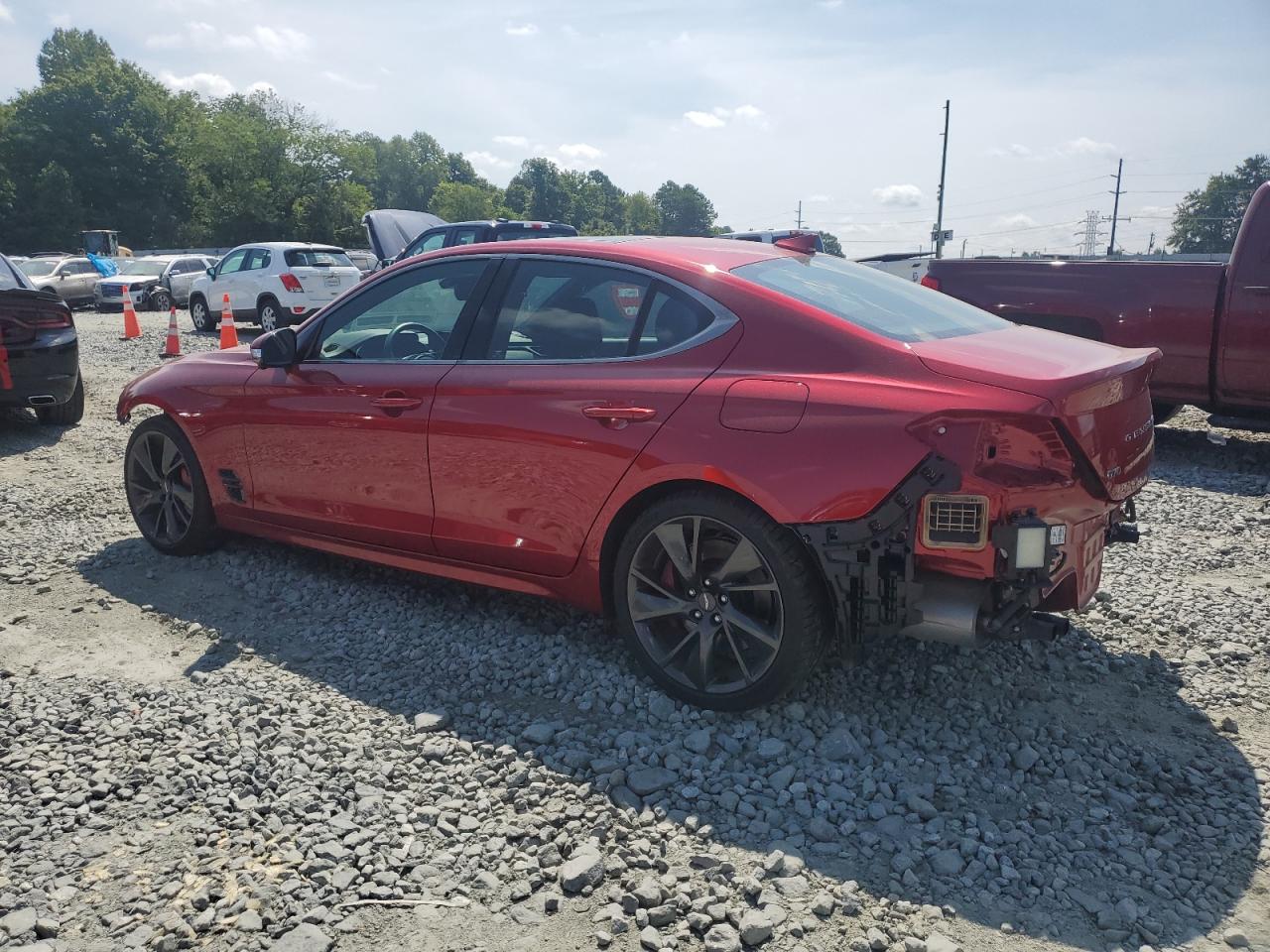 2022 GENESIS G70 BASE VIN:KMTG54TE0NU103418