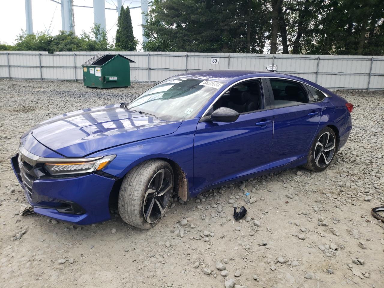 2022 HONDA ACCORD SPORT VIN:1HGCV1F35NA005283