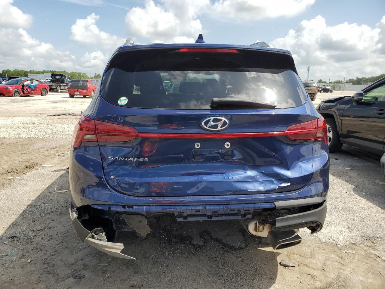 2022 HYUNDAI SANTA FE SEL VIN:5NMS24AJ9NH480242