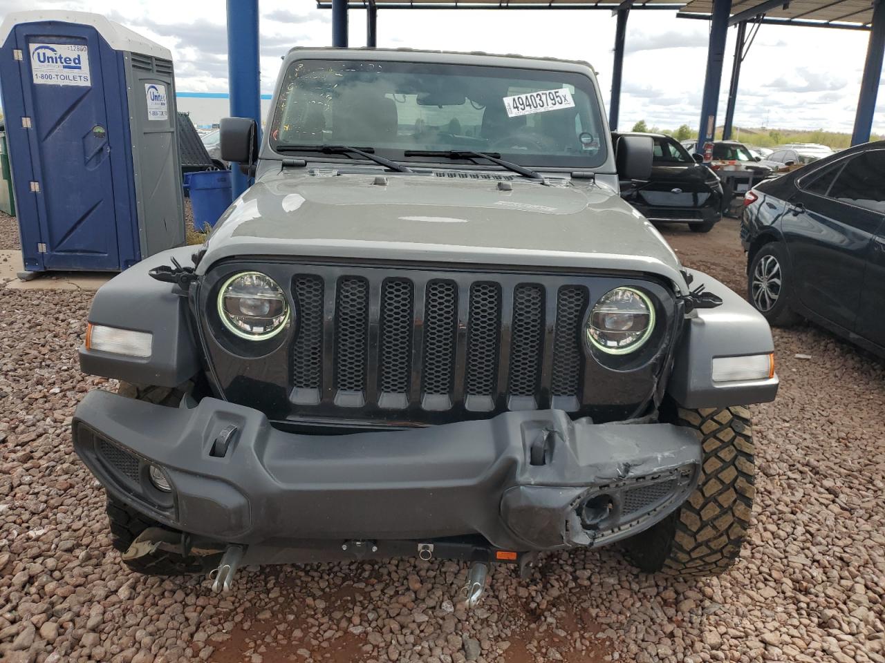 2022 JEEP WRANGLER UNLIMITED SPORT VIN:1C4HJXDN8NW241324