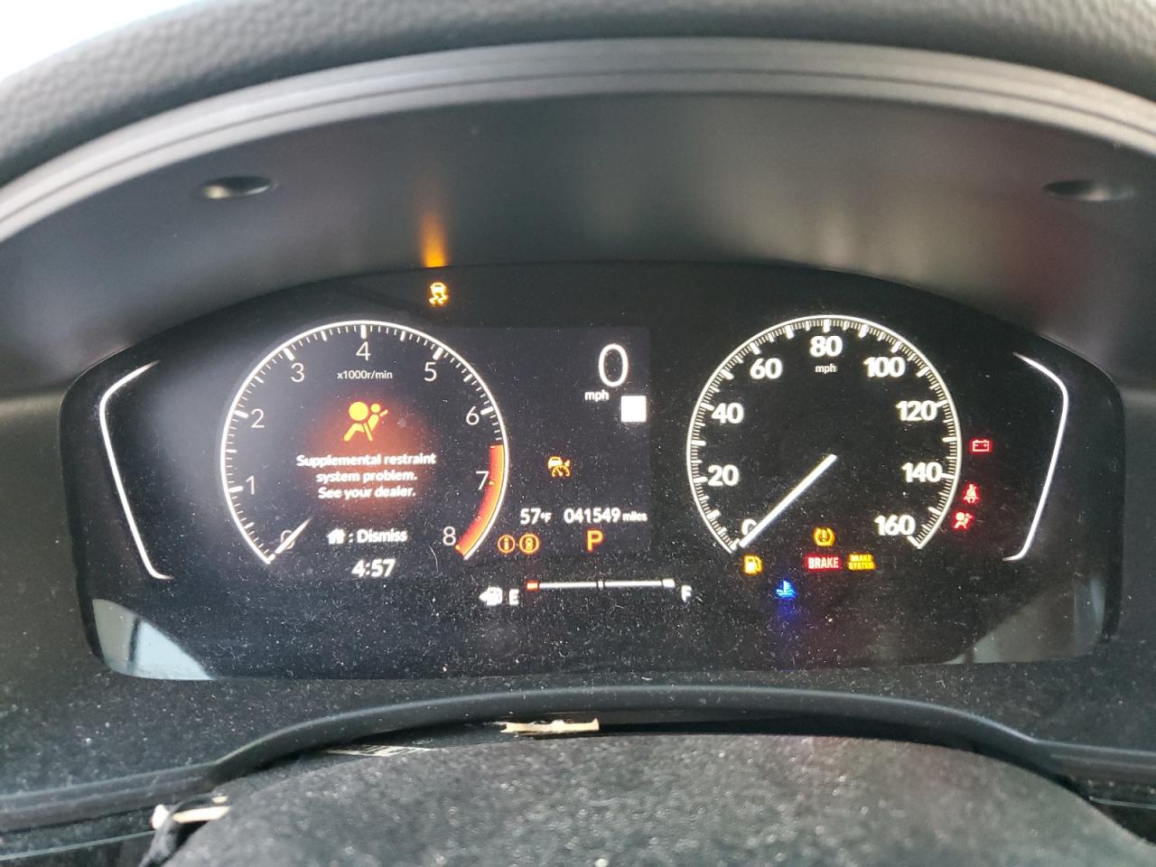2022 HONDA CIVIC EX VIN:2HGFE1F79NH310691