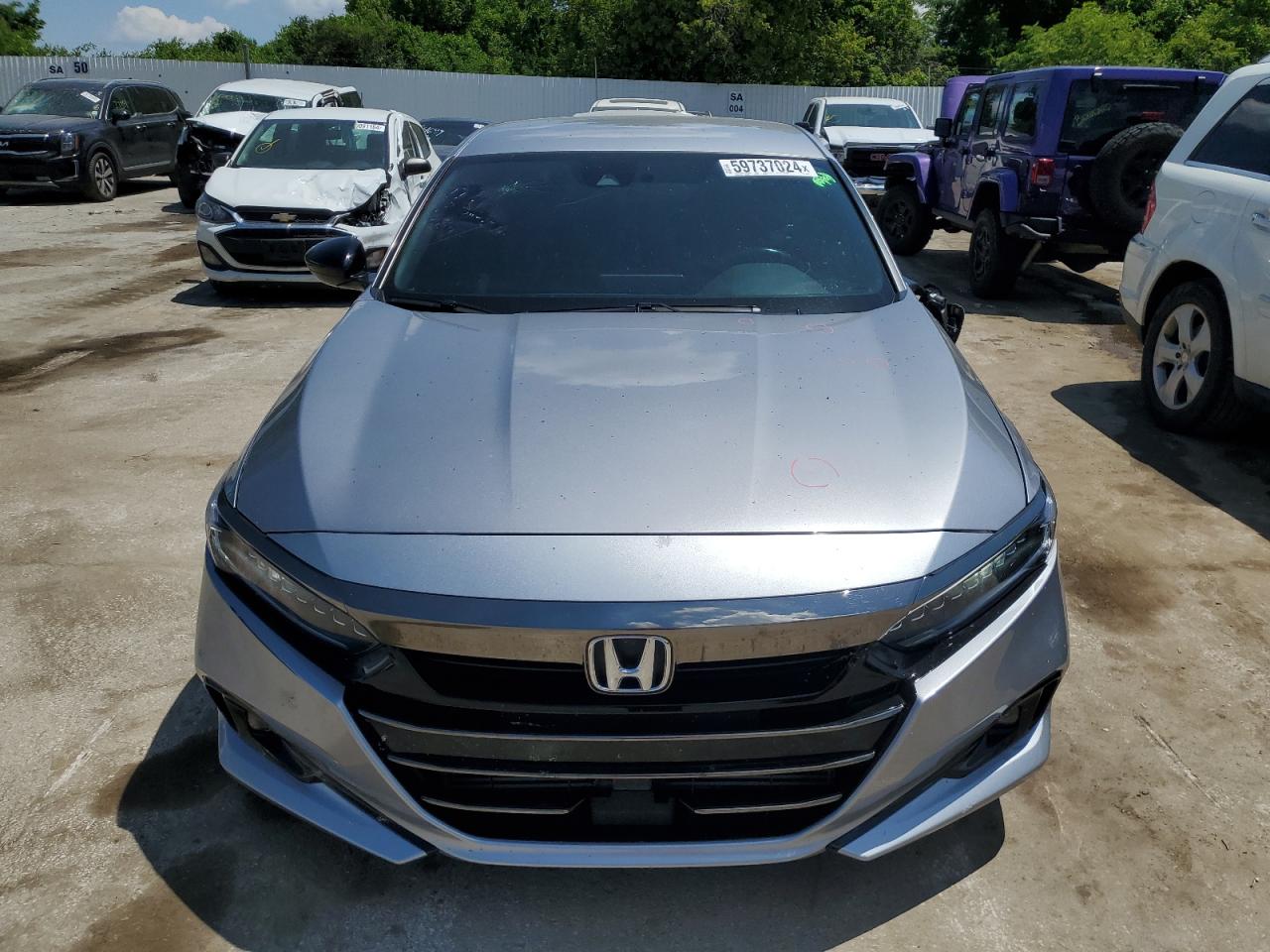 2022 HONDA ACCORD SPORT VIN:1HGCV1F35NA045752