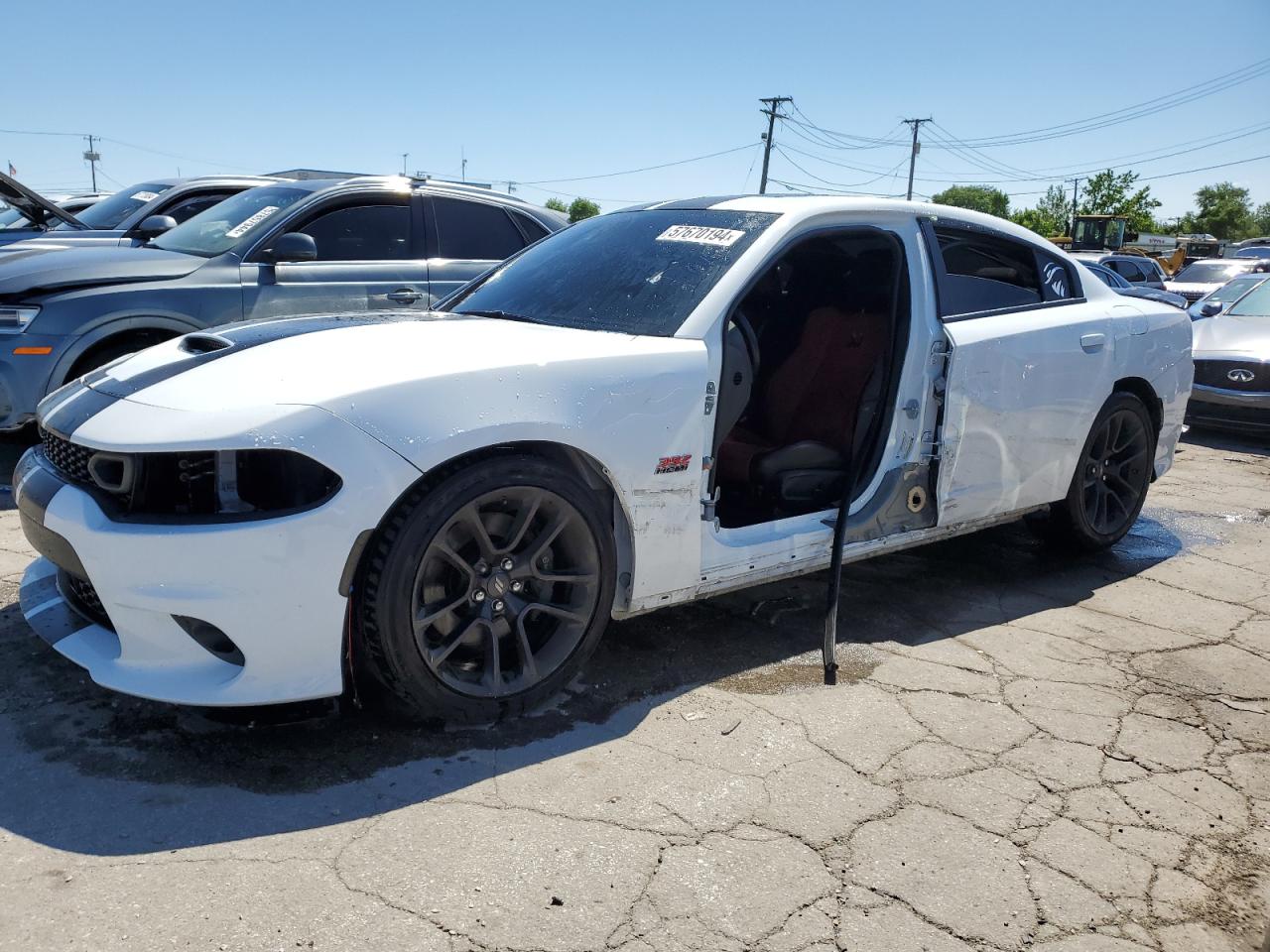 2023 DODGE CHARGER SCAT PACK VIN:2C3CDXGJ6PH508377