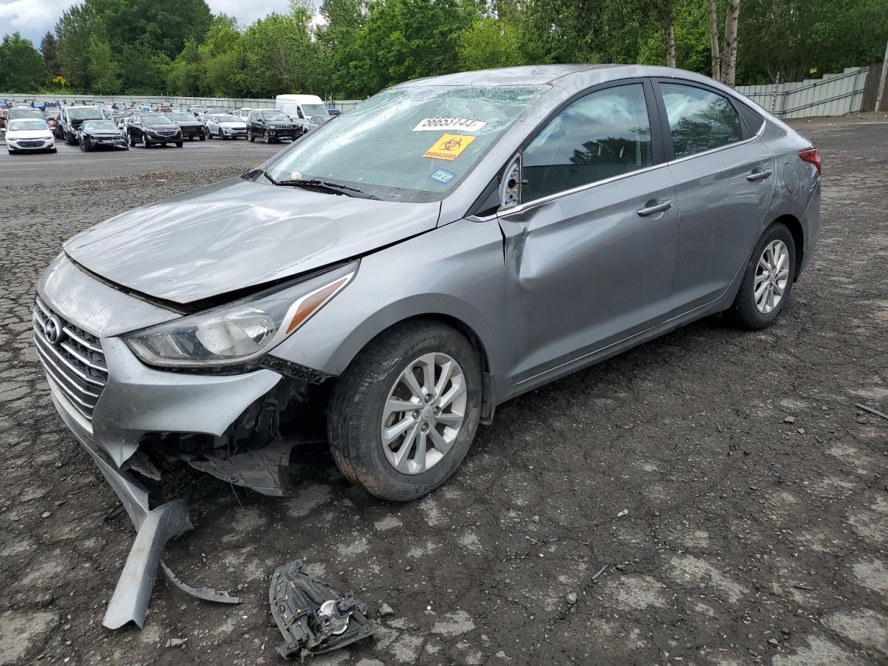 2022 HYUNDAI ACCENT SE VIN:3KPC24A65NE153604