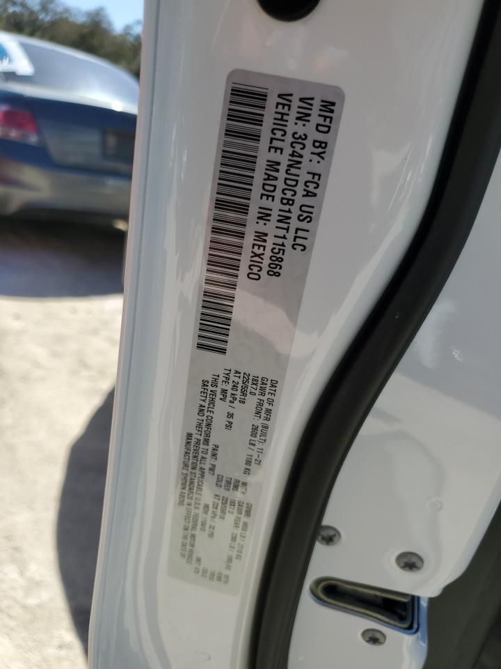 2022 JEEP COMPASS LIMITED VIN:3C4NJDCB1NT115868