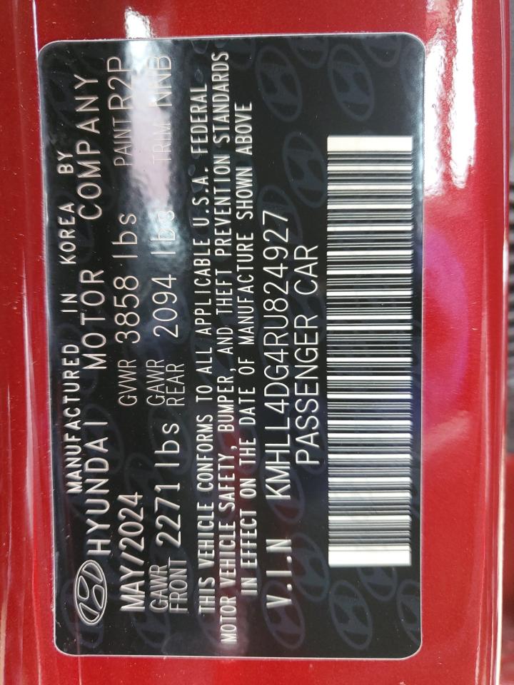 2024 HYUNDAI ELANTRA SE VIN:KMHLL4DG4RU824927
