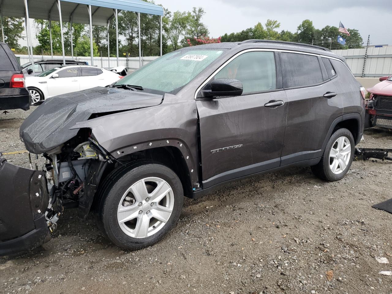 2022 JEEP COMPASS LATITUDE VIN:3C4NJDBBXNT133450