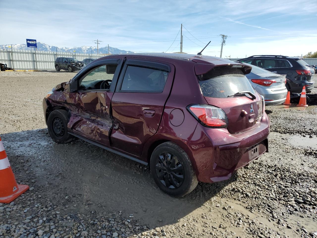 2022 MITSUBISHI MIRAGE ES VIN:ML32AUHJ1NH006220