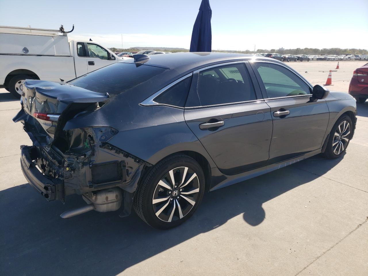 2022 HONDA CIVIC EX VIN:JHMFE1F72NX008281