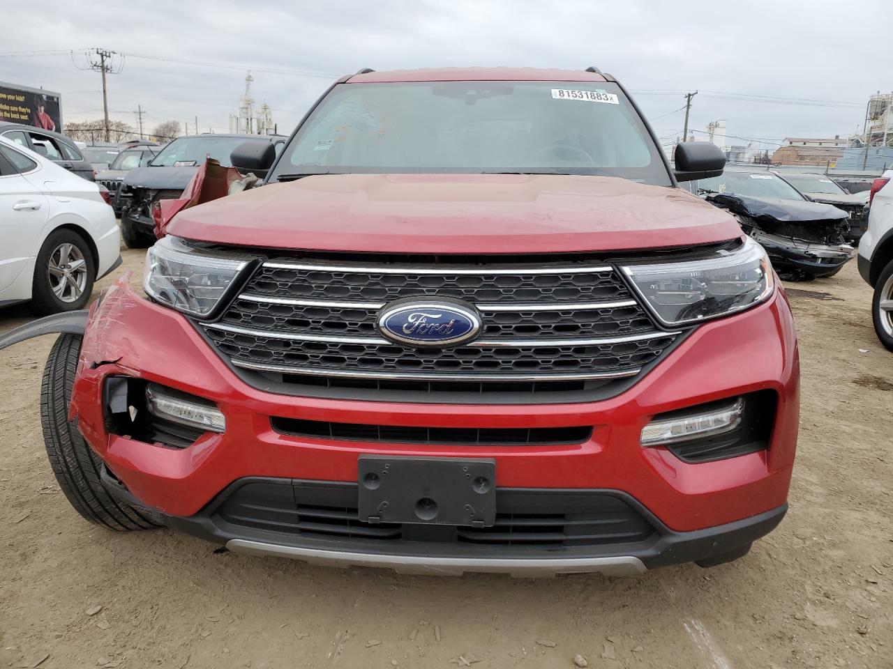 2022 FORD EXPLORER XLT VIN:1FMSK8DH4NGC48795