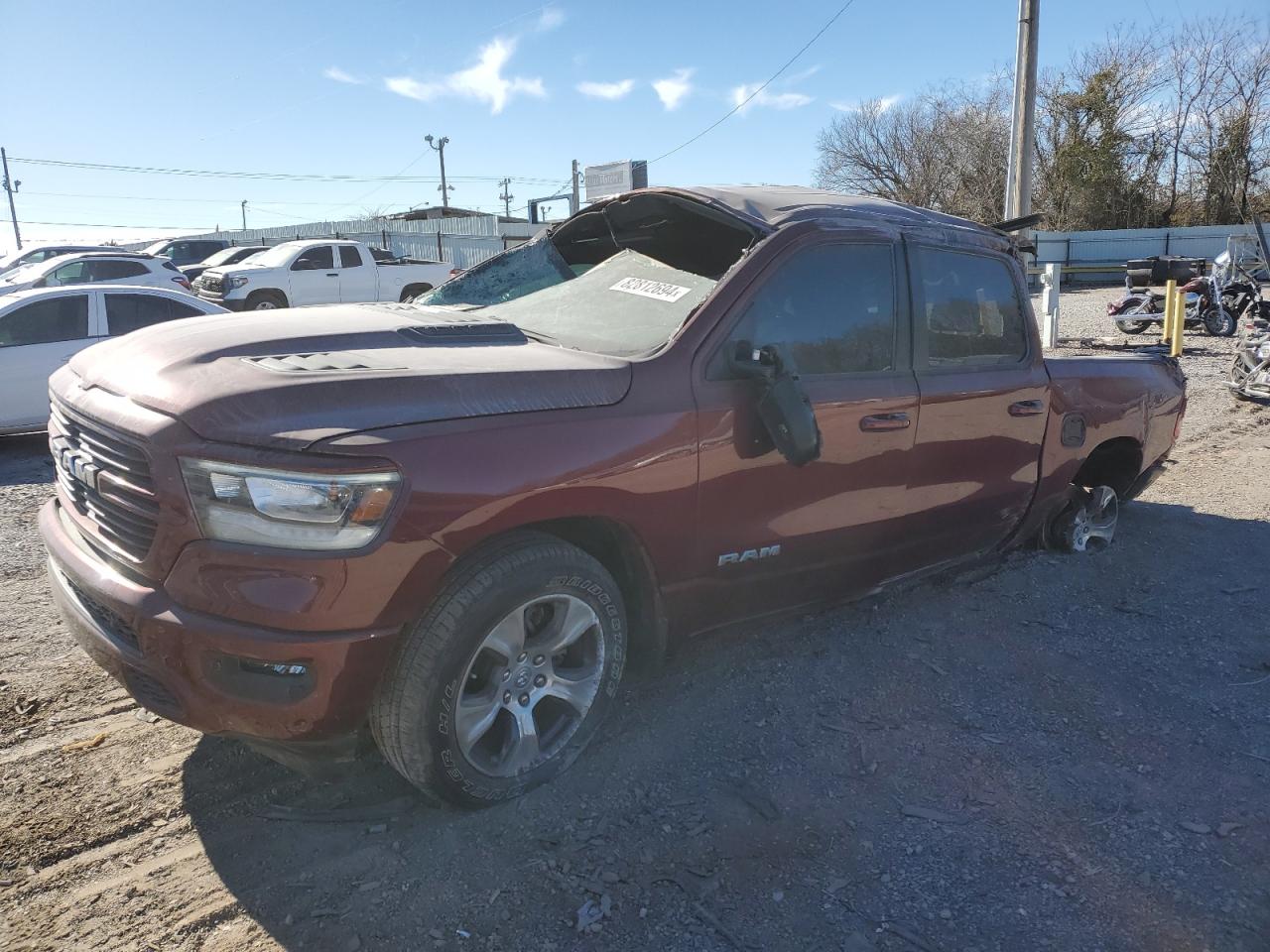 2023 RAM 1500 LARAMIE VIN:1C6SRFJM4PN549434