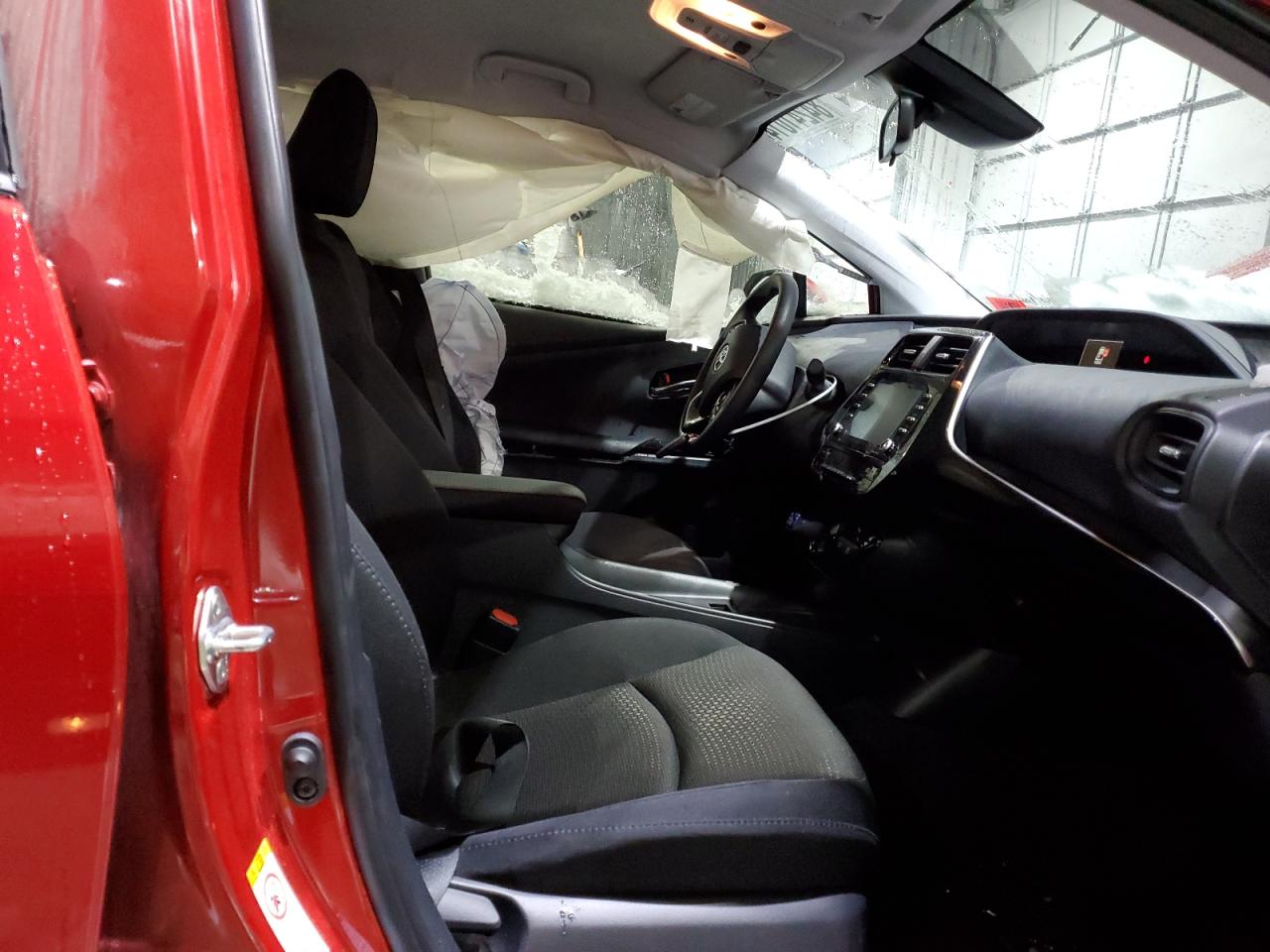 2022 TOYOTA PRIUS LE VIN:JTDL9MFU6N3040772