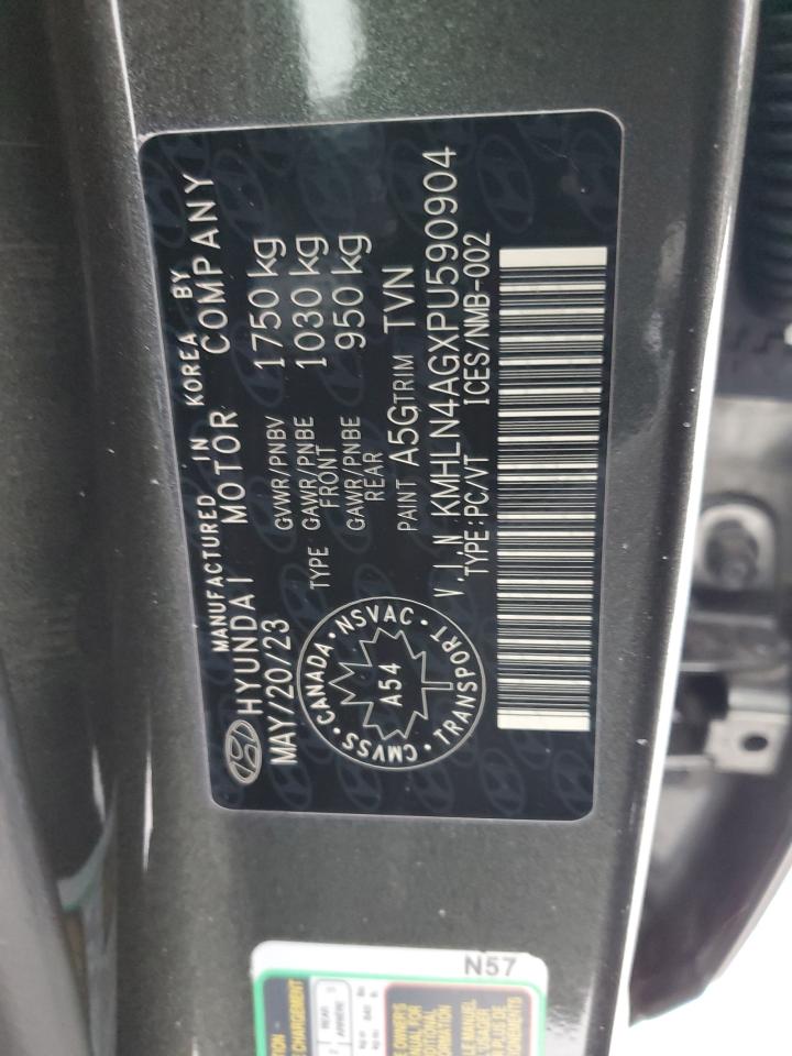 2023 HYUNDAI ELANTRA SEL VIN:KMHLN4AGXPU590904