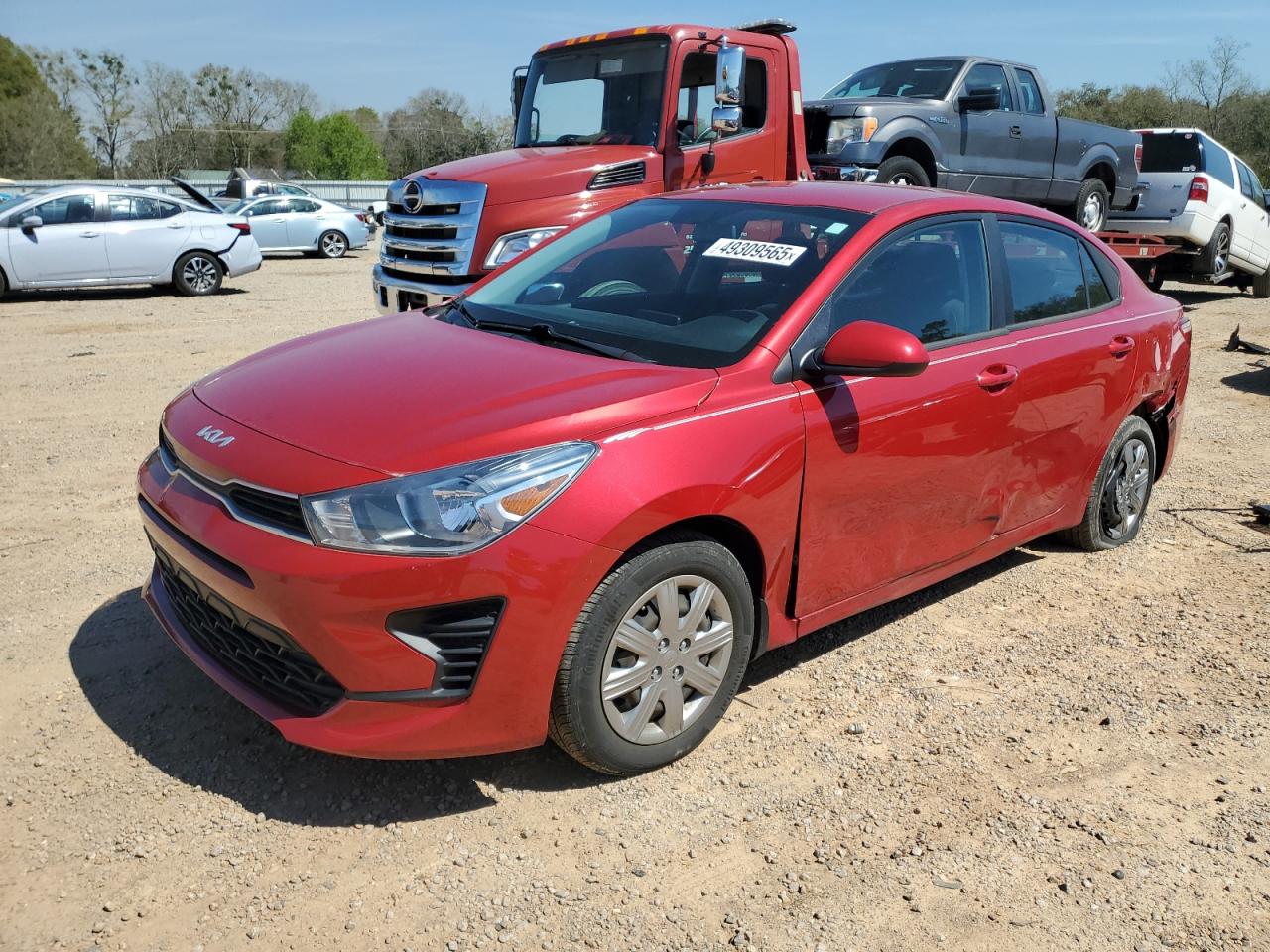 2022 KIA RIO LX VIN:3KPA24AD9NE498849