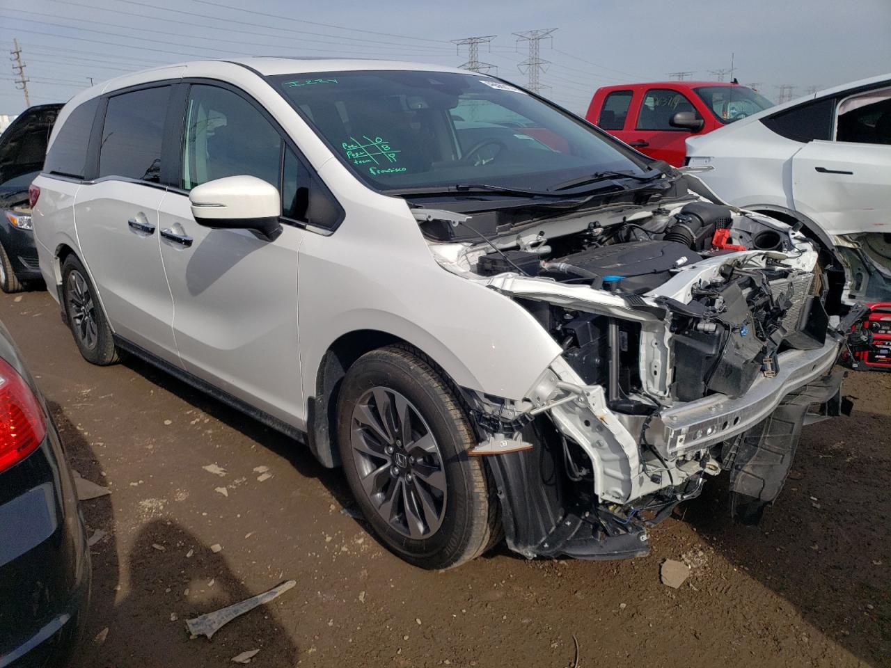 2023 HONDA ODYSSEY EXL VIN:5FNRL6H62PB047813