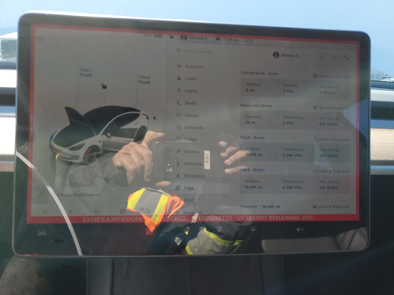 2023 TESLA MODEL 3  VIN:5YJ3E1EA3PF610069