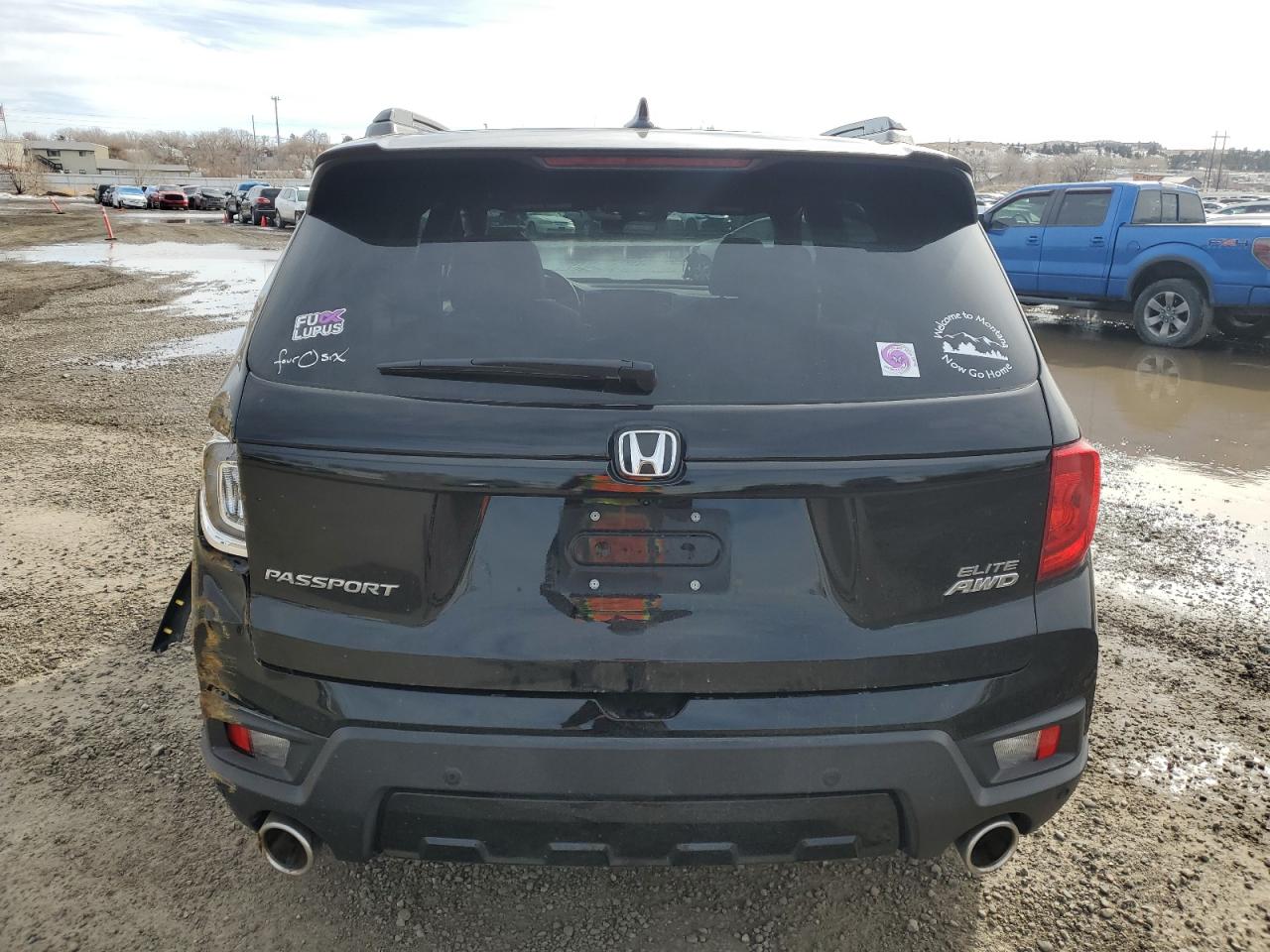 2022 HONDA PASSPORT ELITE VIN:5FNYF8H06NB030410