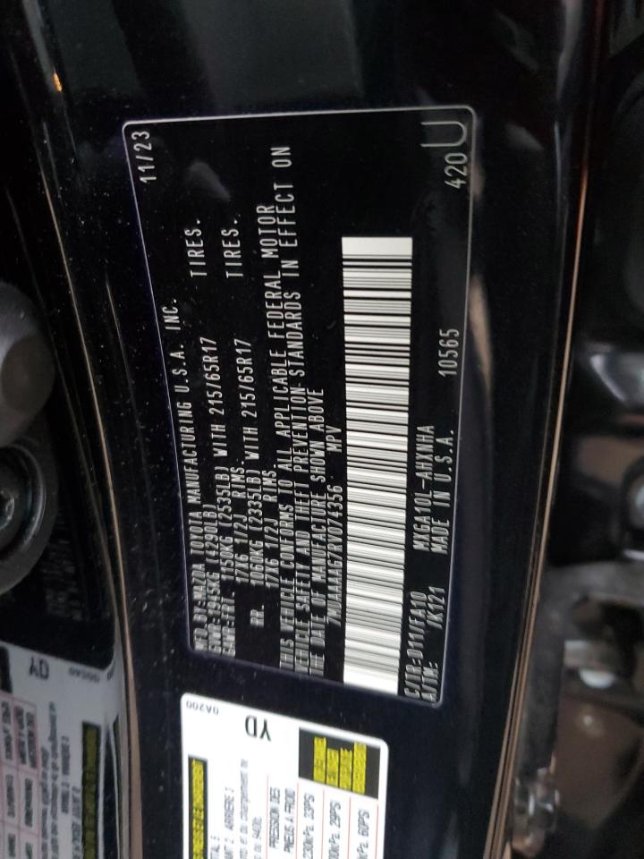 2024 TOYOTA COROLLA CROSS L VIN:7MUAAAAG7RV074356