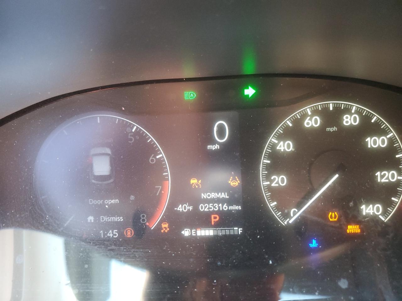 2024 HONDA HR-V SPORT VIN:3CZRZ2H58RM747889