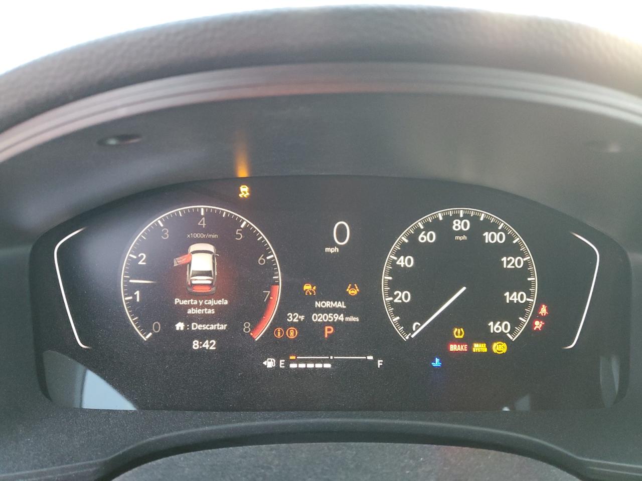 2022 HONDA CIVIC SPORT VIN:2HGFE2F52NH596131