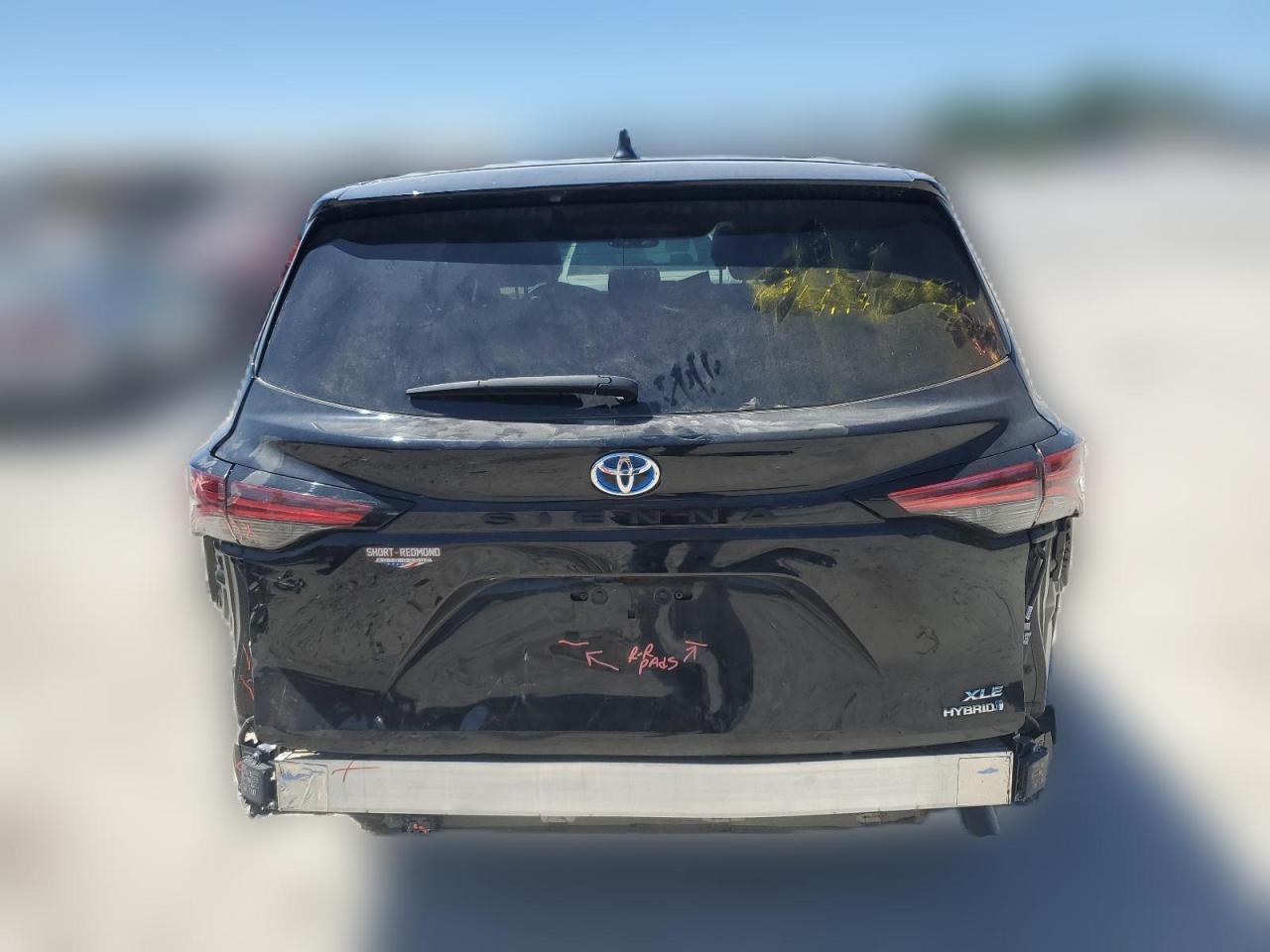 2022 TOYOTA SIENNA XLE VIN:5TDYRKEC9NS125672