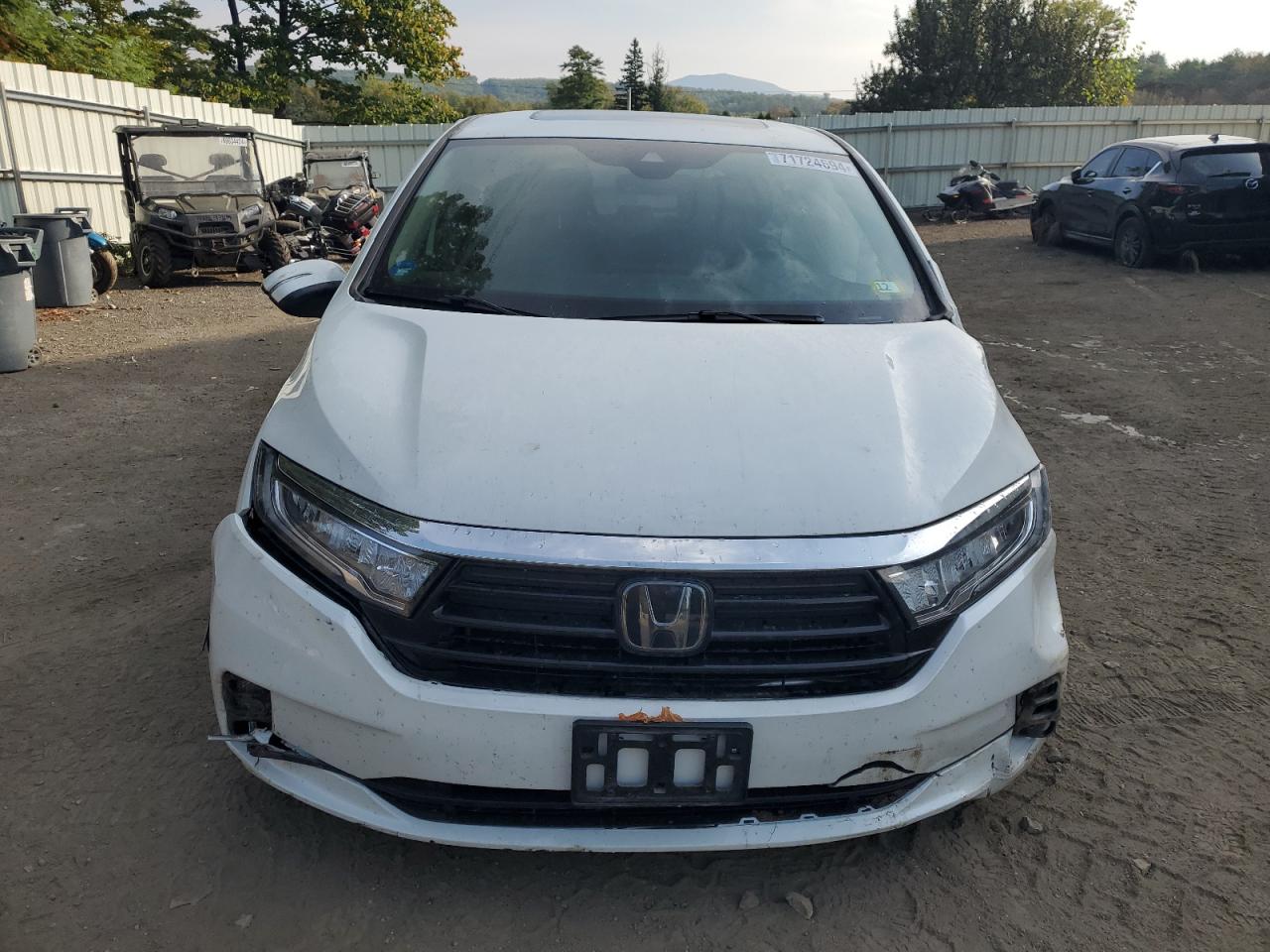 2022 HONDA ODYSSEY EXL VIN:5FNRL6H76NB012598