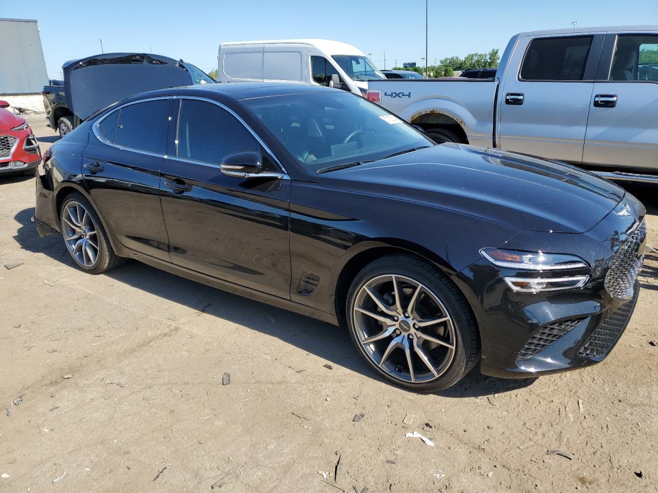 2022 GENESIS G70 BASE VIN:KMTG34TA6NU102387