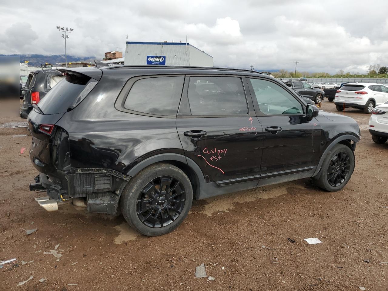 2022 KIA TELLURIDE SX VIN:5XYP5DHC3NG201849