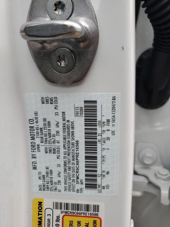 2023 FORD BRONCO SPORT OUTER BANKS VIN:3FMCR9C66PRE16566
