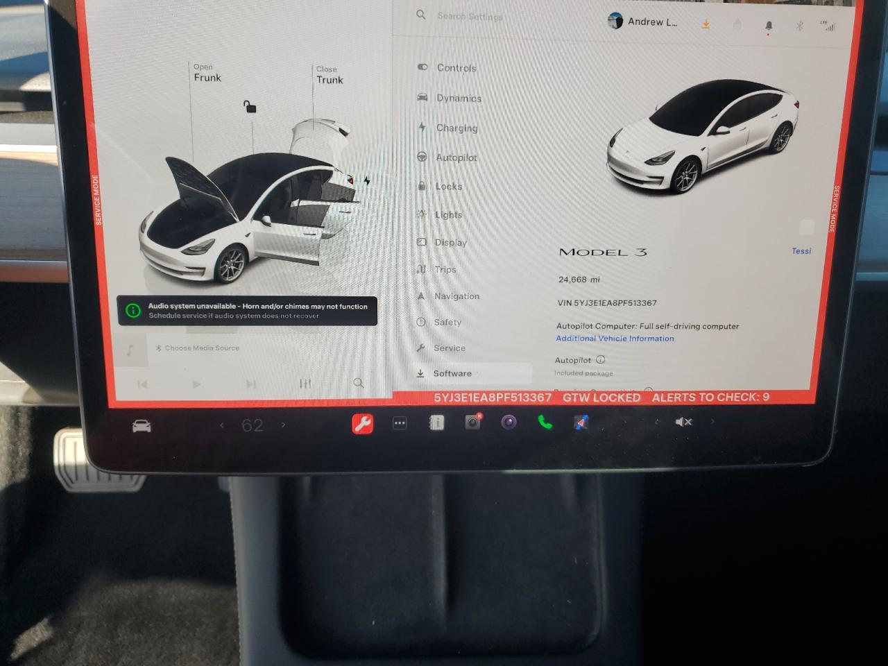 2023 TESLA MODEL 3  VIN:5YJ3E1EA8PF513367