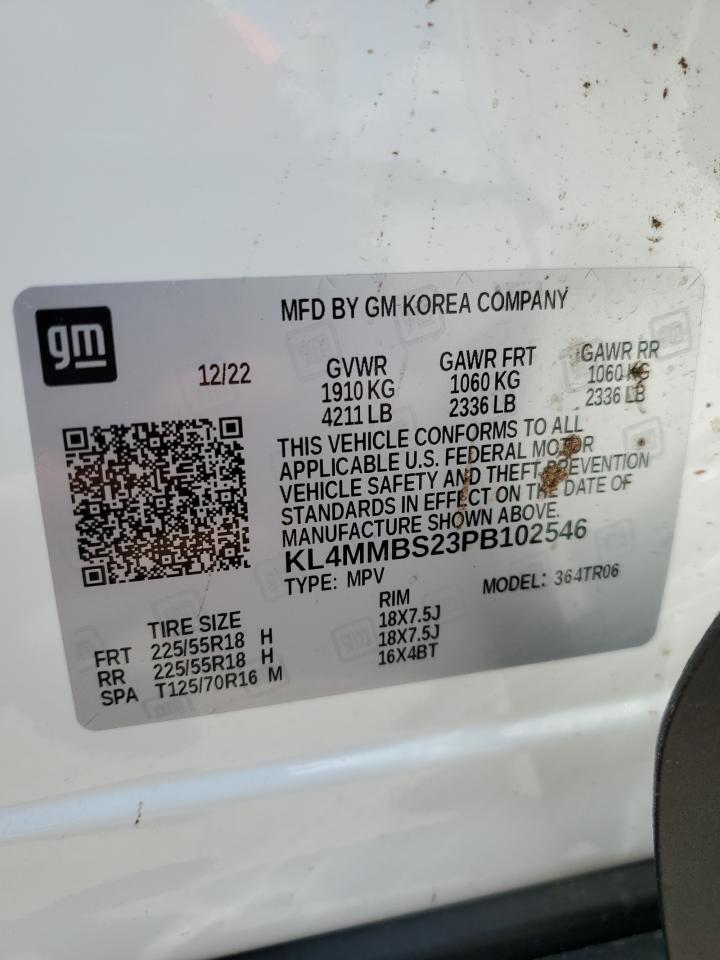 2023 BUICK ENCORE GX PREFERRED VIN:KL4MMBS23PB102546