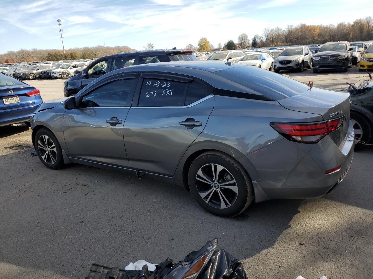 2022 NISSAN SENTRA SV VIN:3N1AB8CV3NY210273