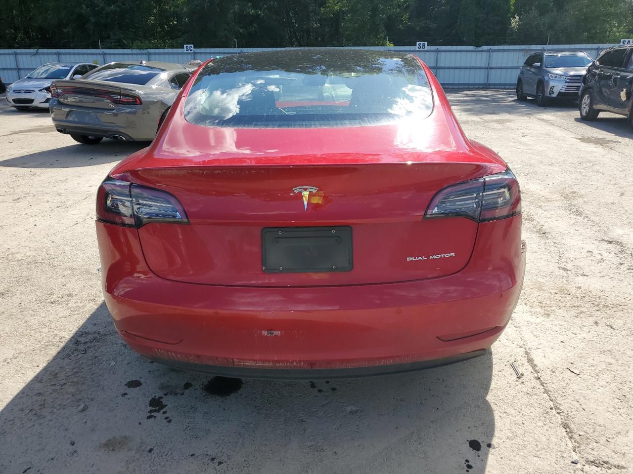 2022 TESLA MODEL 3  VIN:5YJ3E1EB8NF186538