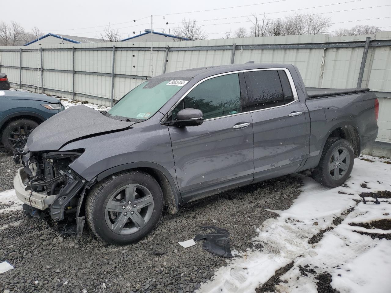 2022 HONDA RIDGELINE RTL VIN:5FPYK3F70NB009431