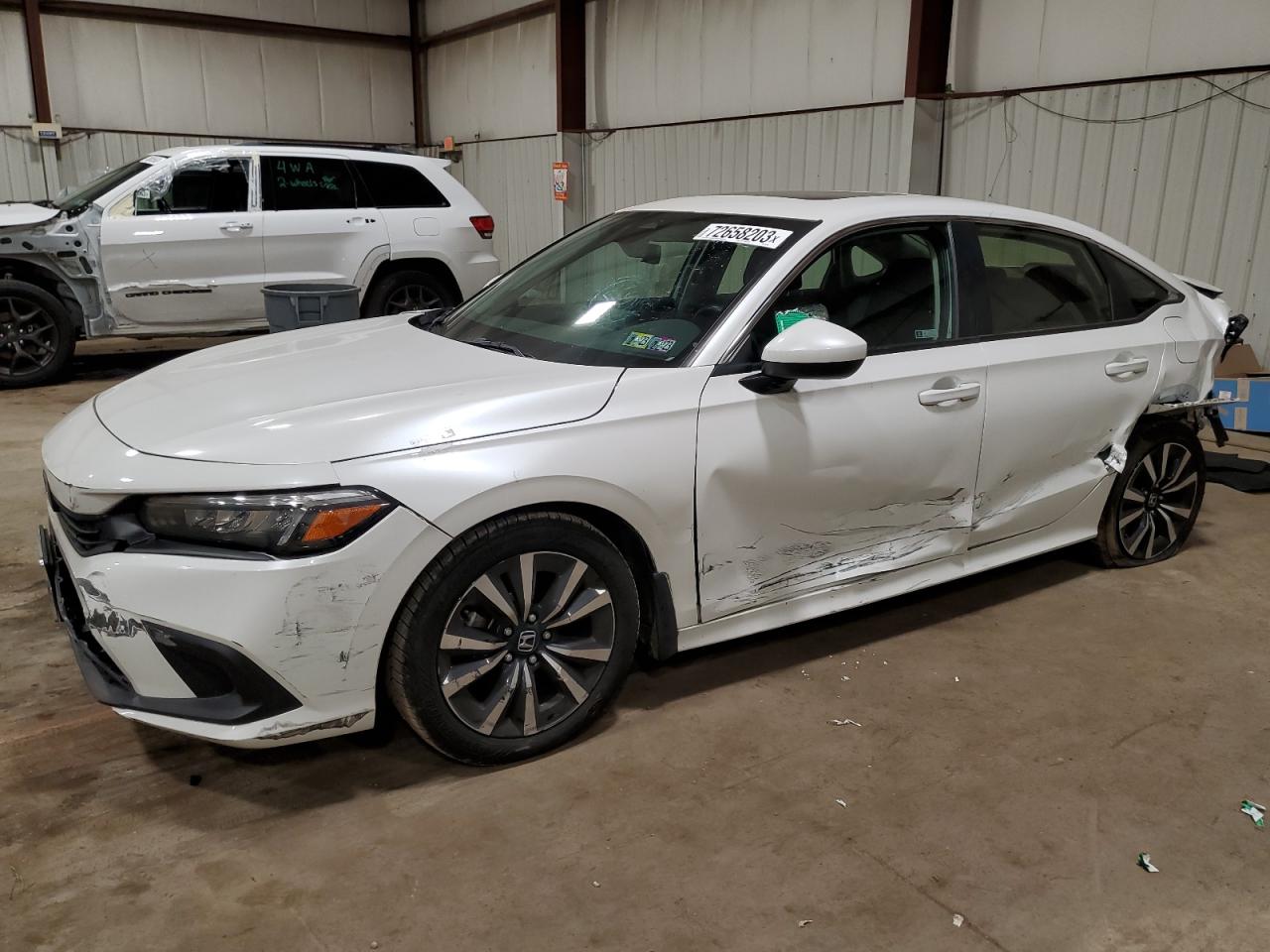 2022 HONDA CIVIC EX VIN:JHMFE1F7XNX001482