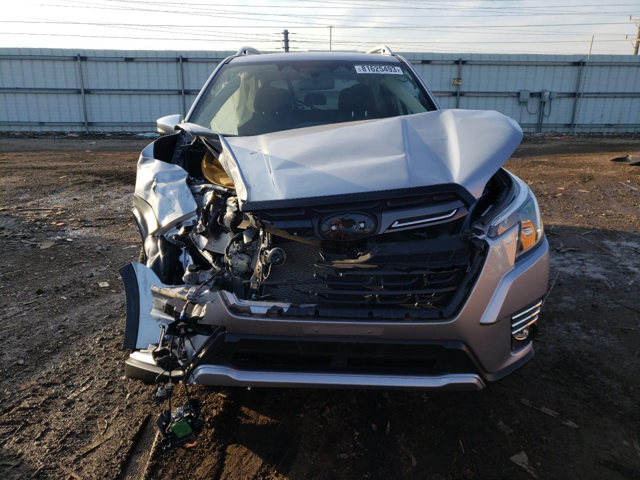 2022 SUBARU FORESTER TOURING VIN:JF2SKARC6NH407000
