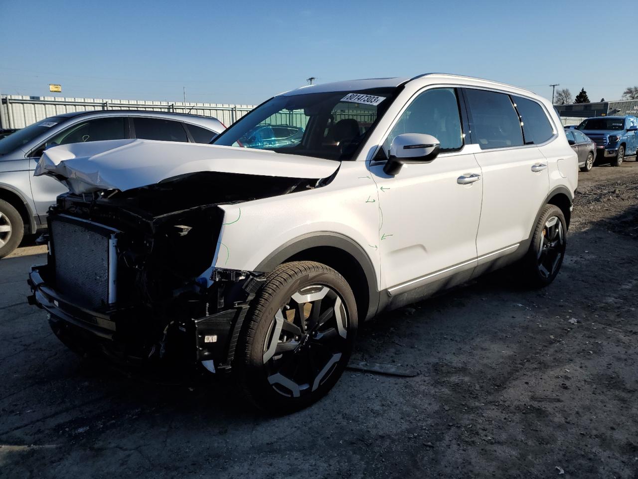 2023 KIA TELLURIDE S VIN:5XYP6DGC3PG402667